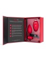 B-Vibe - Vibrerende Hartvormige Butt Plug M/L Rood