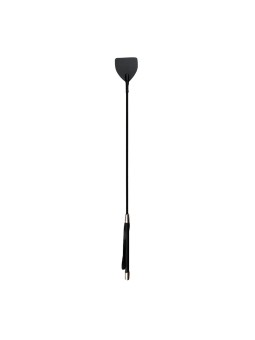 Easytoys Fetish - Leren zweep met lange steel - Zwart