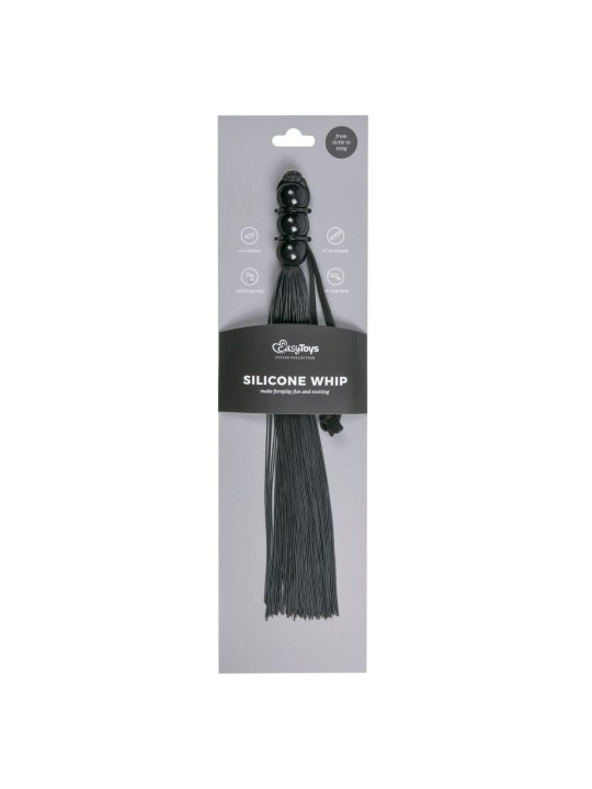 Easytoys Fetish - Silicone Whip - Black