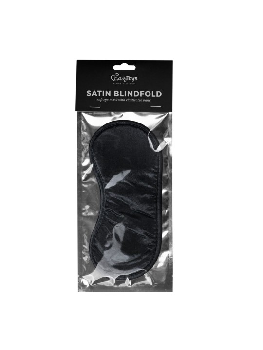 Easytoys Fetish - satijnen oogmasker - Zwart