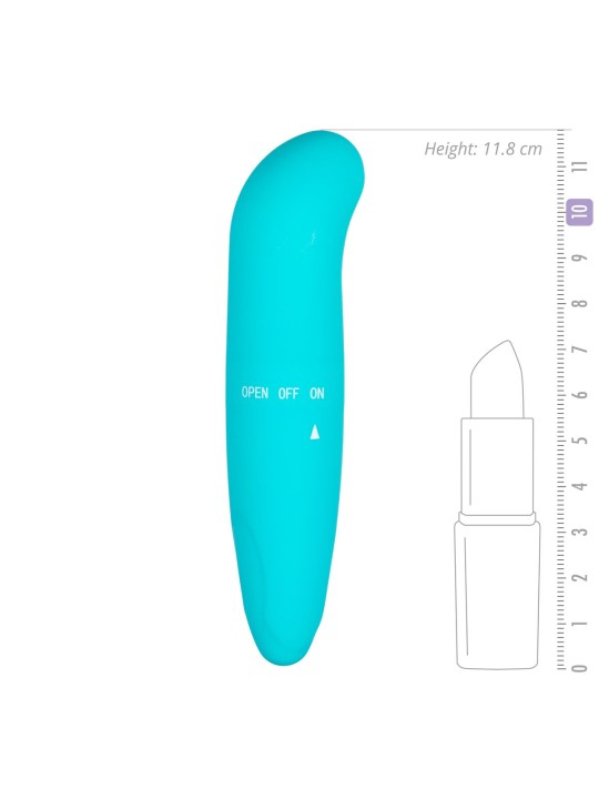 Mini G-spot vibrator - turquoise