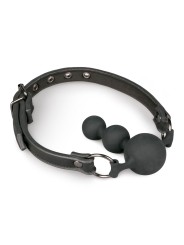 Easytoys Fetish - Balknevel met siliconen kralen - Zwart