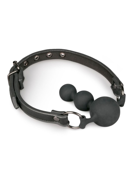 Easytoys Fetish - Balknevel met siliconen kralen - Zwart