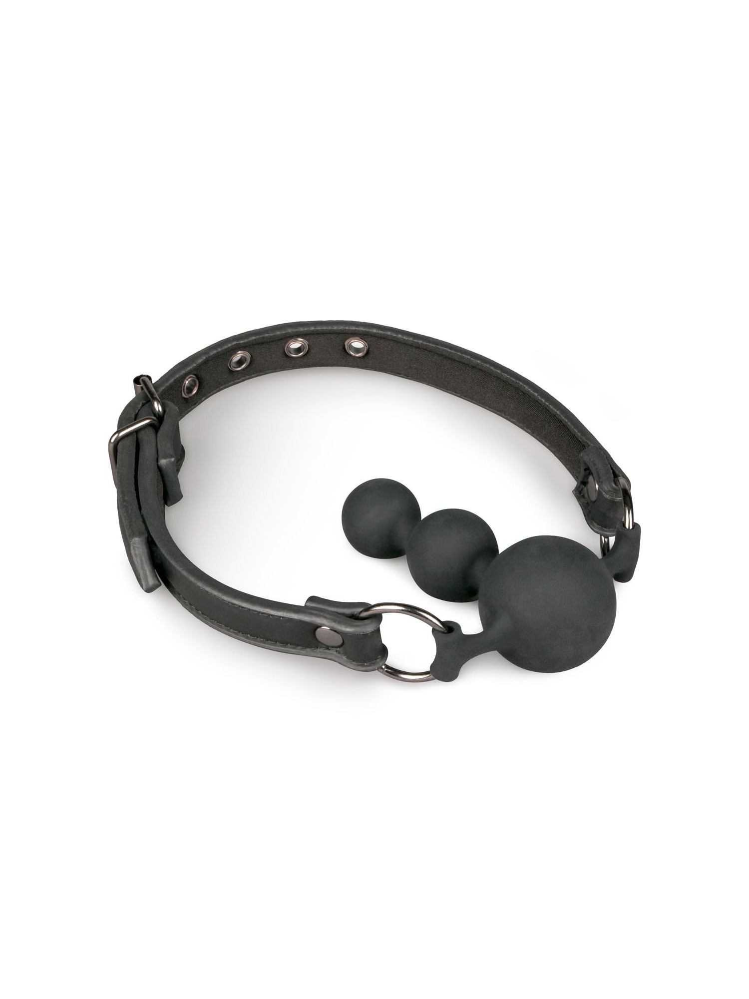 Easytoys Fetish - Balknevel met siliconen kralen - Zwart