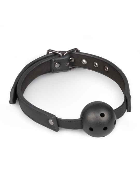 Easytoys Fetish - Ball gag met PVC bal - Zwart