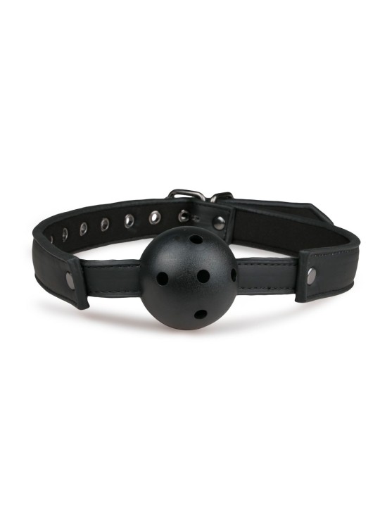 Easytoys Fetish - Ball gag met PVC bal - Zwart