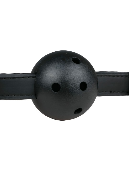 Easytoys Fetish - Ball gag met PVC bal - Zwart