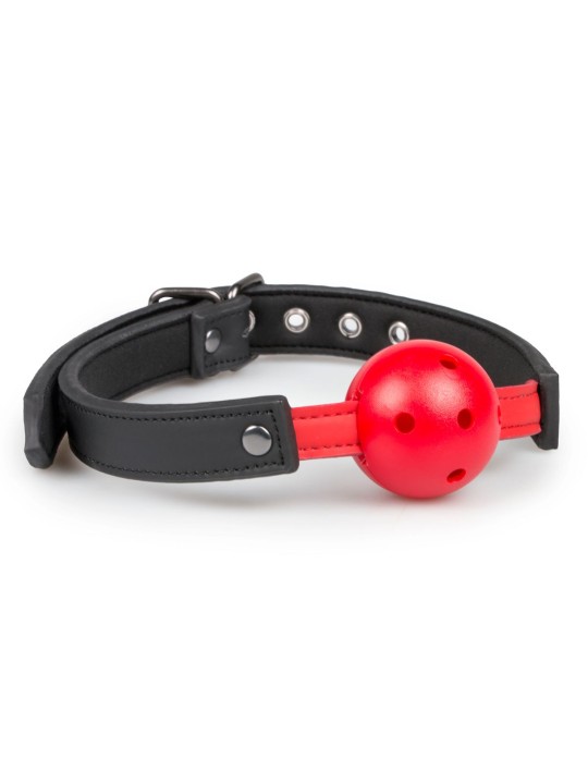 Easytoys Fetish - Ball Gag With PVC Ball - Red