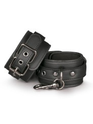 Easytoys Fetish - Faux Leather Handcuffs - Black