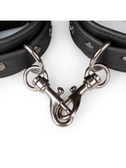 Easytoys Fetish - Faux Leather Handcuffs - Black