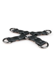 Easytoys Fetish - Zwarte Kunstleren Hogtie