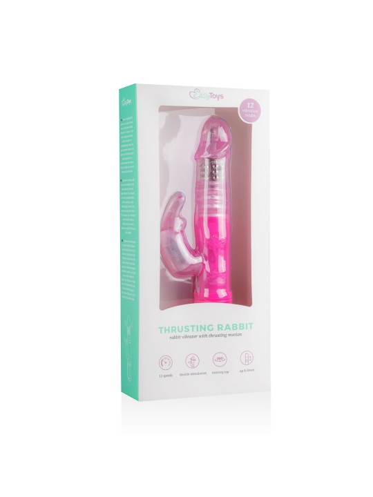 EasyToys Stotende Rabbit Vibrator - Roze