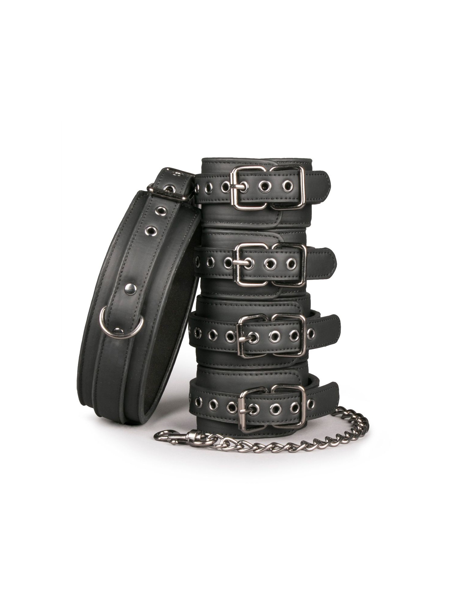 Easytoys Fetish - Bondage Set - Collar Hand and Ankle Cuffs