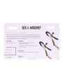 Sportsheets - Cougar Nipple Clamps - Gold