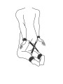 Easytoys Fetish - Hogtie With Hand and Anklecuffs - Black