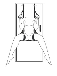 Easytoys Fetish - Leg & Bum Support Over The Door Swing