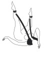 Easytoys Fetish - Pillow & Ankle Cuffs Leg Position Strap