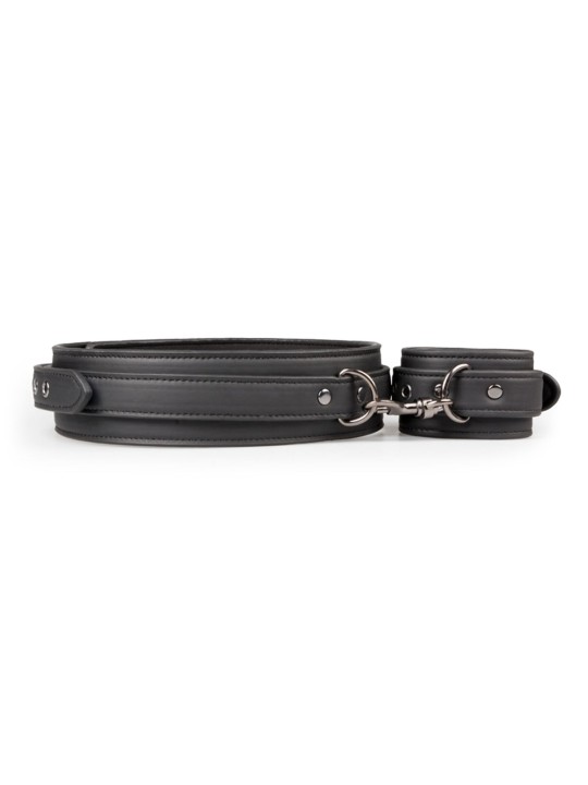 Easytoys Fetish - Thigh & Wrist Cuff Set - Black
