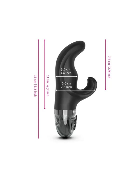 Mystim - Hop Hop Bob eStim Vibrator Black
