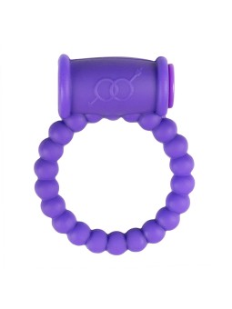 Cockring with Vibrator - Purple
