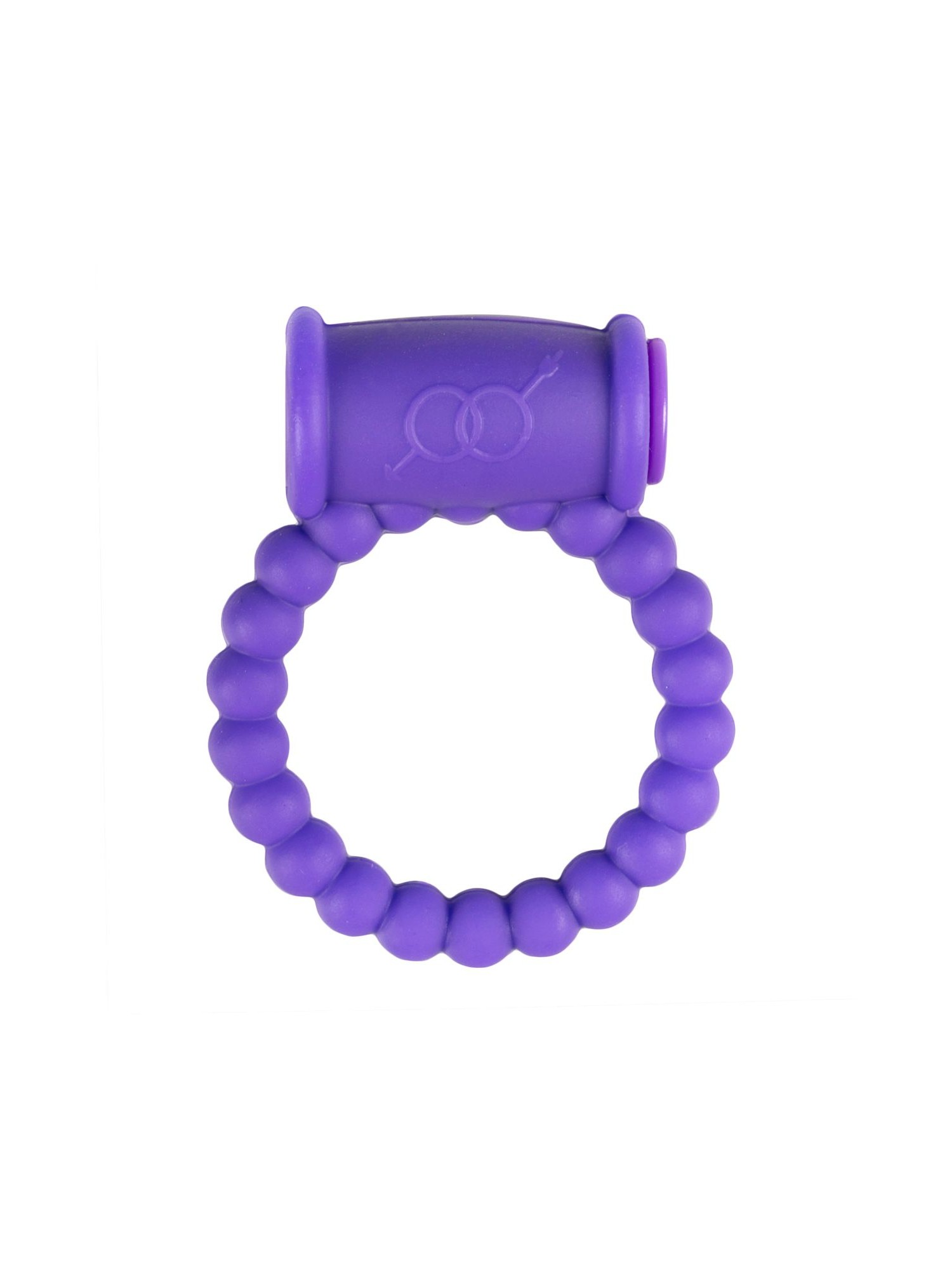 Cockring with Vibrator - Purple