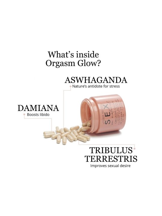 Bijoux Indiscrets - Orgasm Glow Libido & Energy Food Supplement - 60 capsul