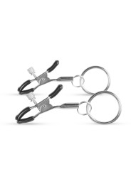 Easytoys Fetish - Metalen Tepelklemmen Met Ring