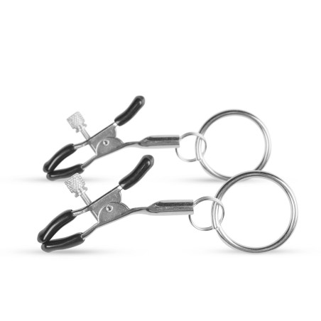 Easytoys Fetish - Metal Nipple Clamps With Ring