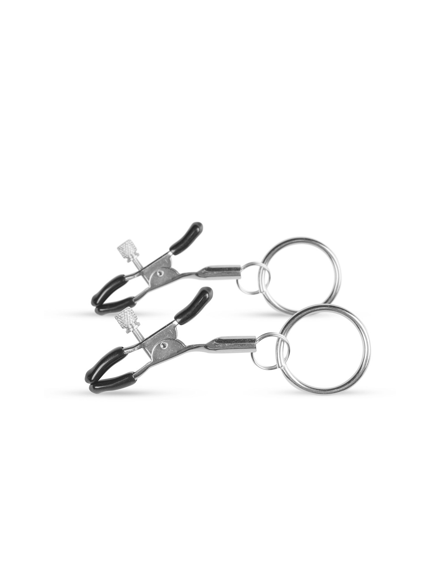 Easytoys Fetish - Metalen Tepelklemmen Met Ring