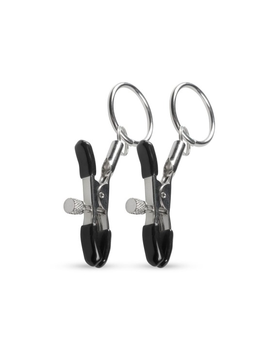 Easytoys Fetish - Metalen Tepelklemmen Met Ring