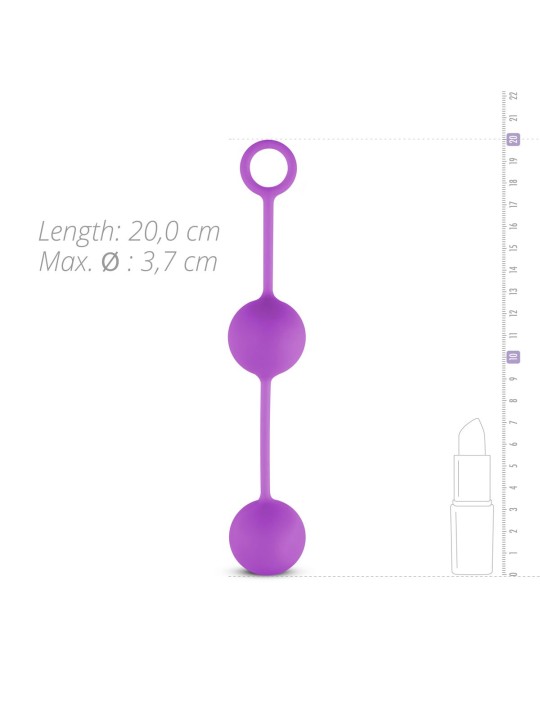 Love Balls With Counterweight - Purple