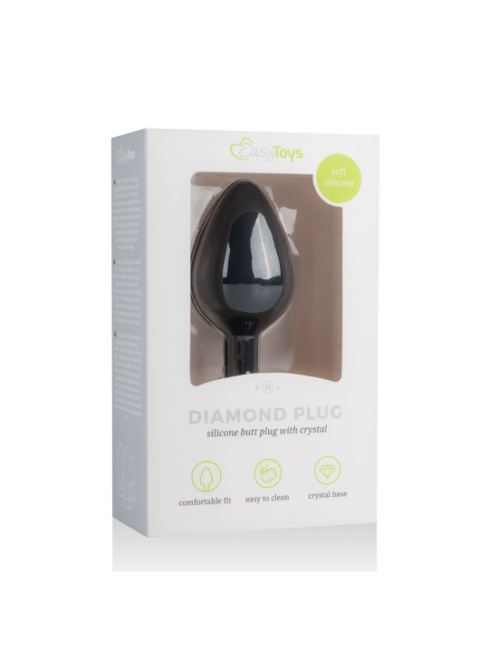 Diamond Plug Medium - Zwart