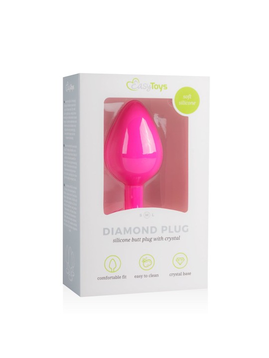 Diamond Plug Medium - Roze