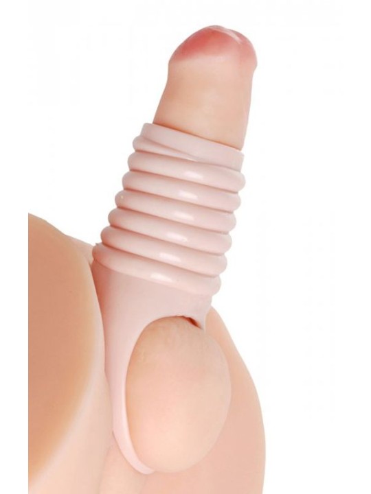 Really Ample - geribbelde penis sleeve