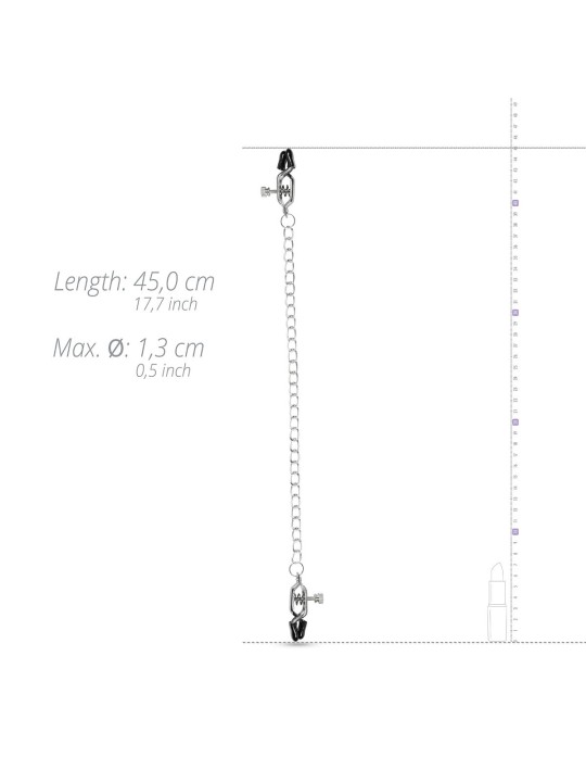 Easytoys Fetish - Big Nipple Clamps With Chain