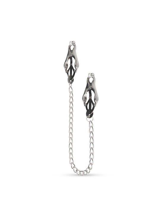 Easytoys Fetish - Vlinder Tepelklemmen Met Ketting