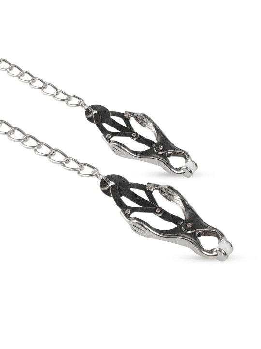 Easytoys Fetish - Vlinder Tepelklemmen Met Ketting