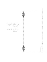 Easytoys Fetish - Vlinder Tepelklemmen Met Ketting