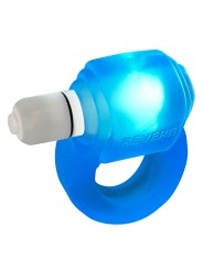 Oxballs - Glowdick Cockring With Led Blue Ice