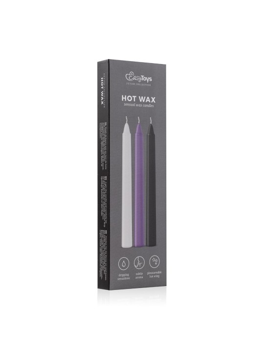 Easytoys Fetish - Hot Wax SM Kaarsen - 3 stuks