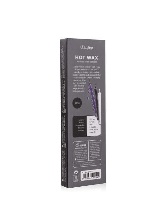 Easytoys Fetish - Hot Wax SM Kaarsen - 3 stuks
