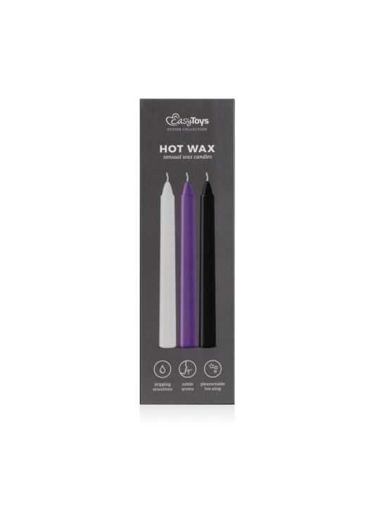 Easytoys Fetish - Hot Wax SM Kaarsen - 3 stuks