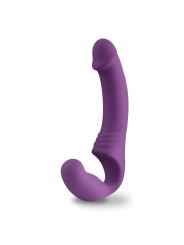 Strapless Strap-On Vibrator - Purple