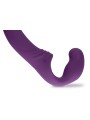 Strapless Strap-On Vibrator - Purple