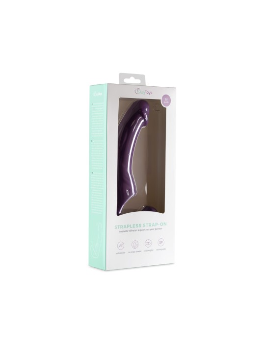 Strapless Strap-On Vibrator - Purple