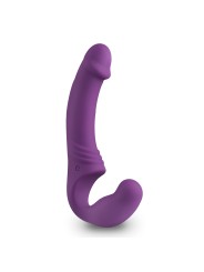 Strapless Strap-On Vibrator - Purple
