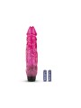Jelly Supreme - Realistic Vibrator Pink/Glitter - 24 cm
