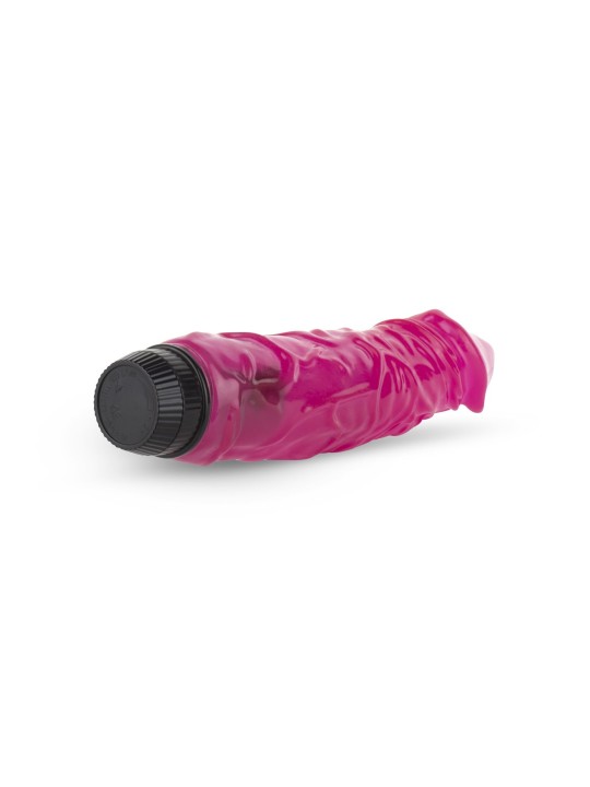 Jelly Supreme - Realistic Vibrator Pink/Glitter - 24 cm