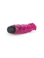 Jelly Supreme - Realistic Vibrator Pink/Glitter - 24 cm