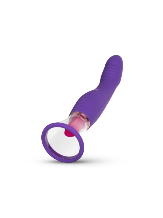 Pleasure Pump Met G-Spot Vibrator - Paars